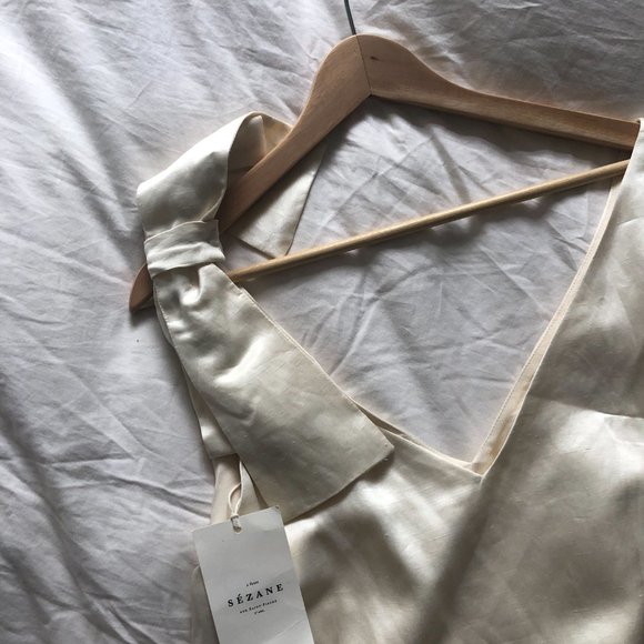 Sezane Philomena Dress in Ivory NWT - Picture 4 of 5